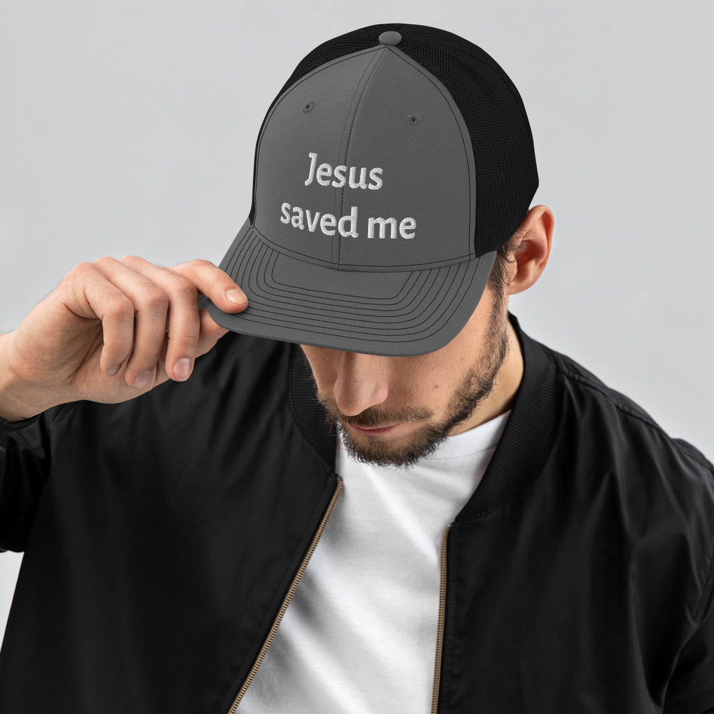 Jesus Saved Me Richardson 112 Trucker hat