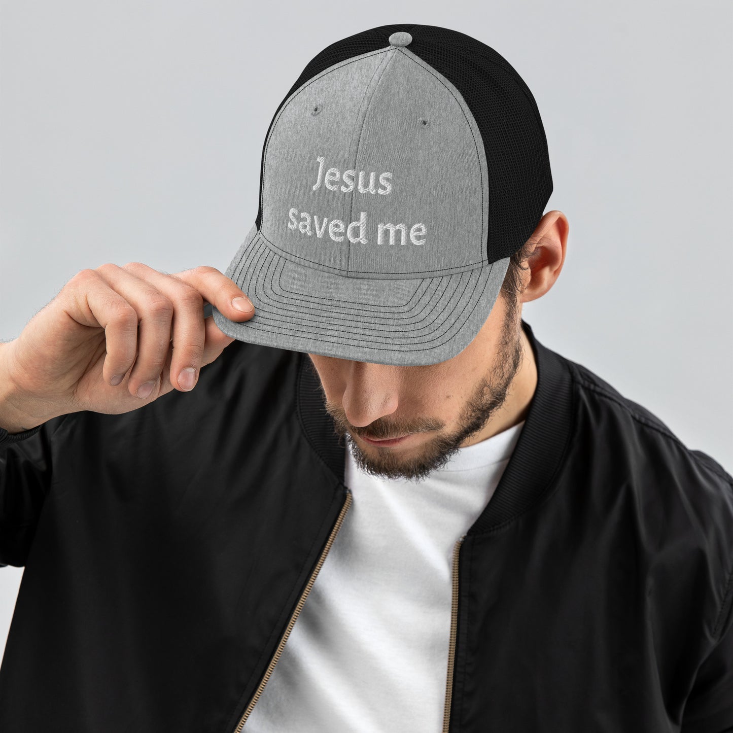 Jesus Saved Me Richardson 112 Trucker hat